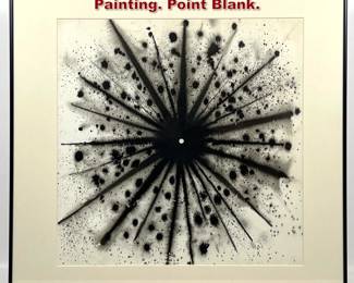 Lot 1112 Arthur P. Williams Acrylic on Paper Painting. Point Blank.