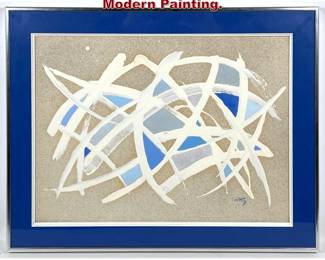 Lot 1168 Emelen Ettings Abstract Modern Painting.