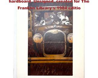Lot 1499 GARY KELLEY Original Painting on hardboard. Unsigned. created for The Franklin Library s 1984 editio