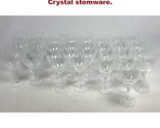 Lot 1513 30pcs ROYAL DOULTON glass Crystal stemware.