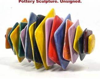 Lot 1252 John Costanza Studio Stoneware Pottery Sculpture. Unsigned.