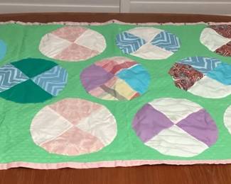 MHH130 Vintage Patchwork Quilt Child Lap Blanket