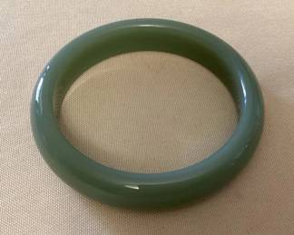 MHH164 Celadon Green Jade Bangle Bracelet New