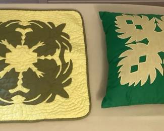 MHH110 Hawaiian Quilt Design Throw Pillow & Pillow Case