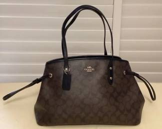 MHH107 Brown Signature Coach Bag