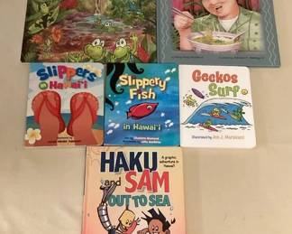 MHH136 Six Children’s Hawaiian Hardcover Books
