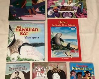 MHH008 Seven Children’s Hawaiian Hardcover Books