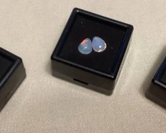 MHH179 Three Pairs Of Opal Gem Stones