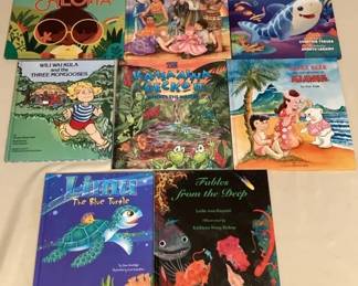 MHH124 Eight Children’s Hawaiian Hardcover Books