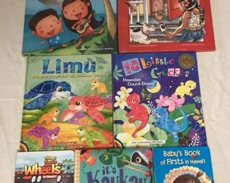 MHH070 Seven Children’s Hawaiian Hardcover Books
