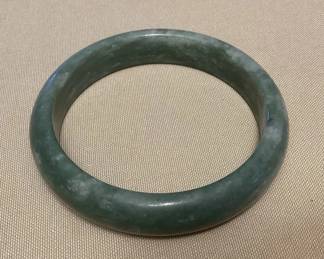 MHH163 Dark Green Jade Bangle Bracelet New
