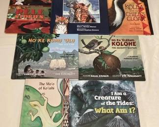 MHH069 Seven Children’s Hawaiian Hardcover Books
