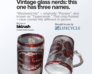 Carlisle vintage glass