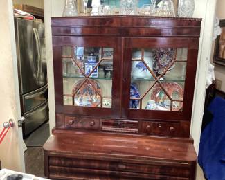 Lit secretary circa 1860