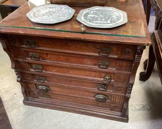 6 drawer sheey music chest