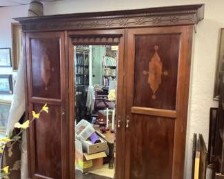 3 door armoire
