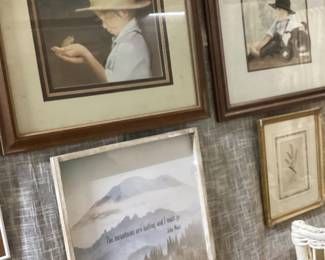 Misc framed art