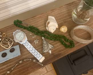 Watches and pins and earring $4-$20