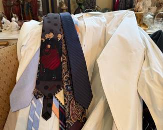 Joseph A Banks suits. Excellent condition $30 shirts $10. Ties$8.