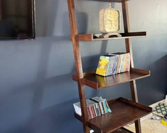 Pair Ladder Bookshelves  