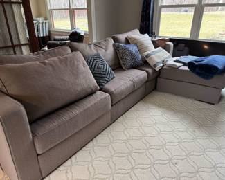 Arhaus Sectional   - with chaise lounge   