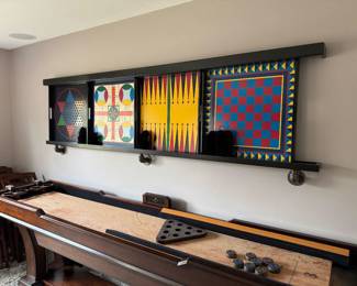 Game Boards with pieces 