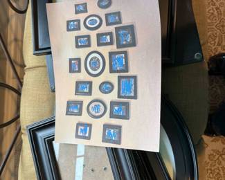 Black Frames - you can use them as shown in the photo 