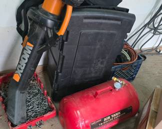 worx leaf blower and sucker 