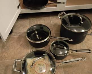 Pots and pans.