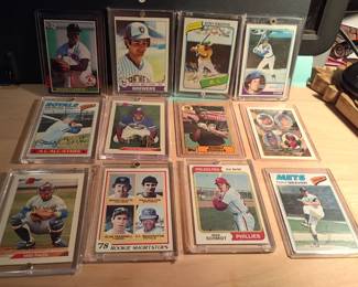 Large baseball, football, basketball card collection