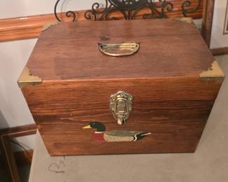 Duck wooden box 