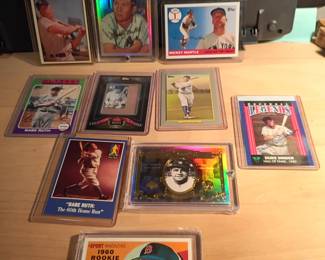 Large baseball, football, basketball card collection