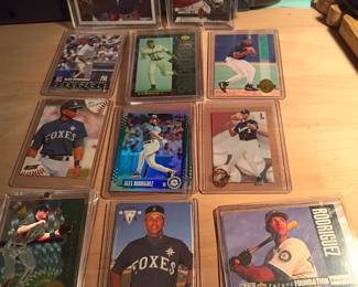 Large baseball, football, basketball card collection