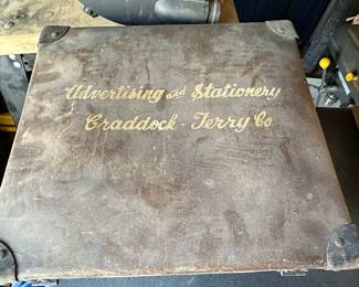 Craddock-Terry Co. Advertising and Stationery Case
