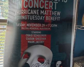 Three Phantoms in Concert Benefit Poster