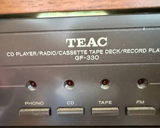 TEAC GF-330 CD Player/Radio/Cassette Tape Deck/Record Player