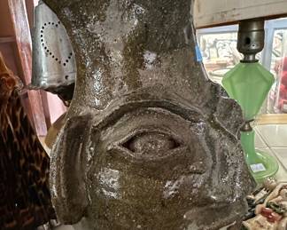 Quoizel Abigail Adams Collection Blue Floral Milk Glass Hurricane Lamp