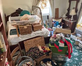 Victorian Walnut Bed Frame