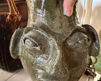 Burlon B. Craig Face Jug Pottery