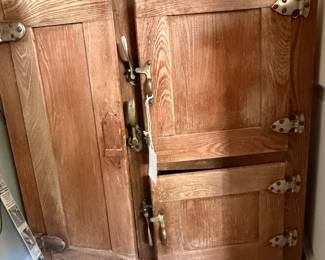 Antique Oak Ice Box