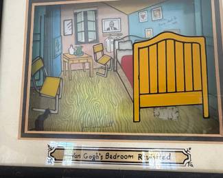 Jean-Pierre Weill 3D Vitreograph - Van Gogh's Bedroom
