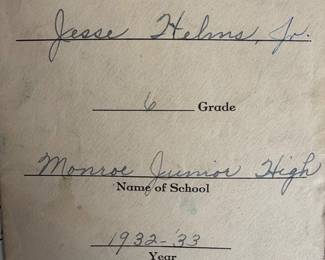 Report Card for Jesse Helms Jr.