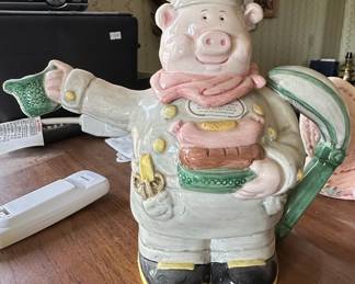 Kaldun & Bogle Chef Pig Teapot