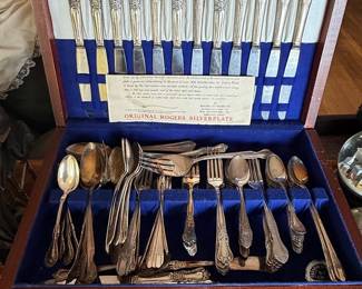 Original Rogers Silverplate Flatware Set