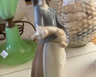 Lladro Porcelain Figurine - Girl with Lamb #4505