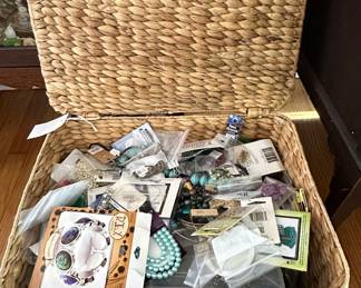 Assorted Jewelry Making Supplies and Beads