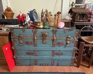 Antique Steamer Trunk