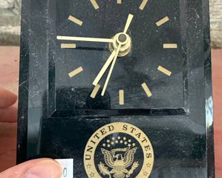 United States Senate Marble Desk Clock