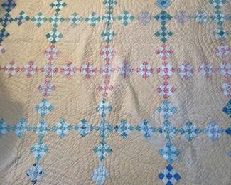 Vintage hand stitched quilt 