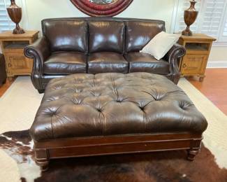 Cindy Crawford Home Sofa And A Ottoman 